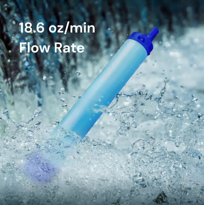 Hydra-X1 Emergency Water Filter Straw (400 gal)