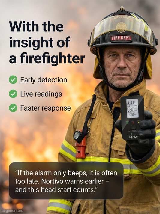 Nortivo 4-in-1 CO Detector for homes